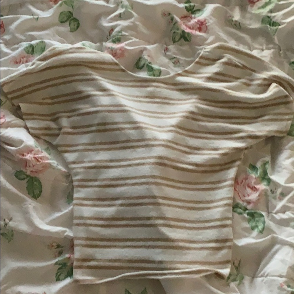 Altar’d State, Open Back Striped Tee